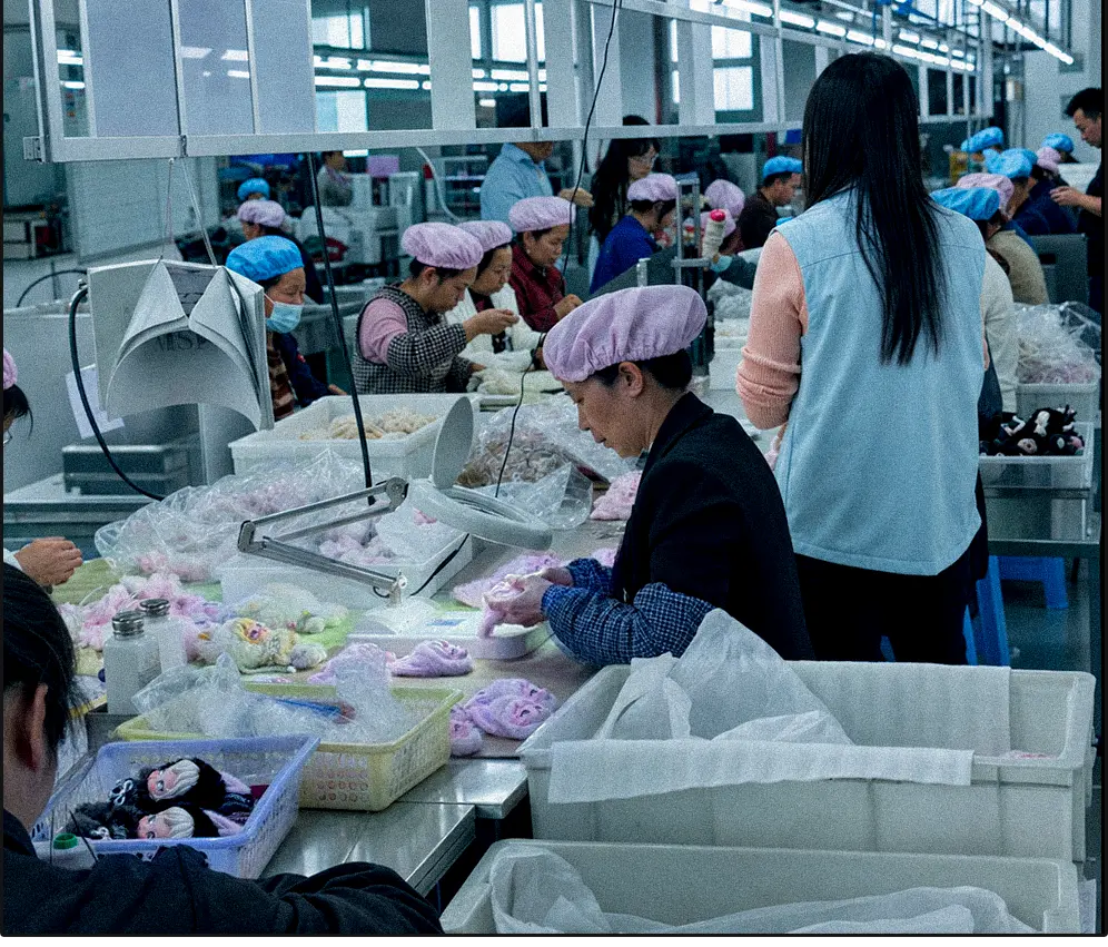 PINME collectible production and quality control facility